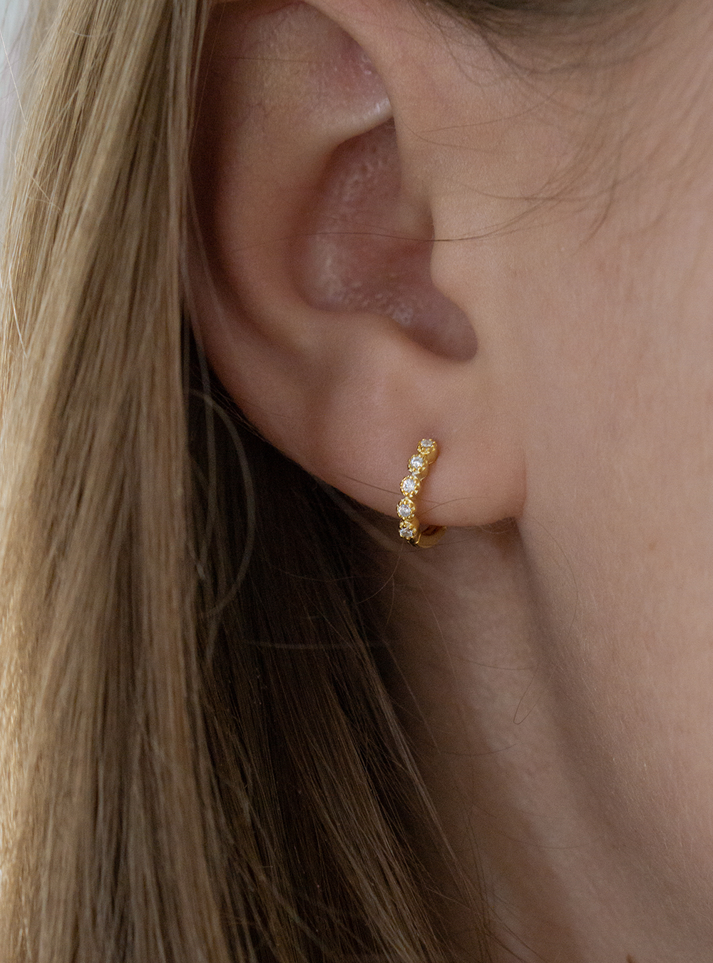 Isabel 10 Mm Guld Hoops
