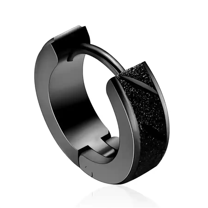 Livey ørering ædelstål Blackcoat