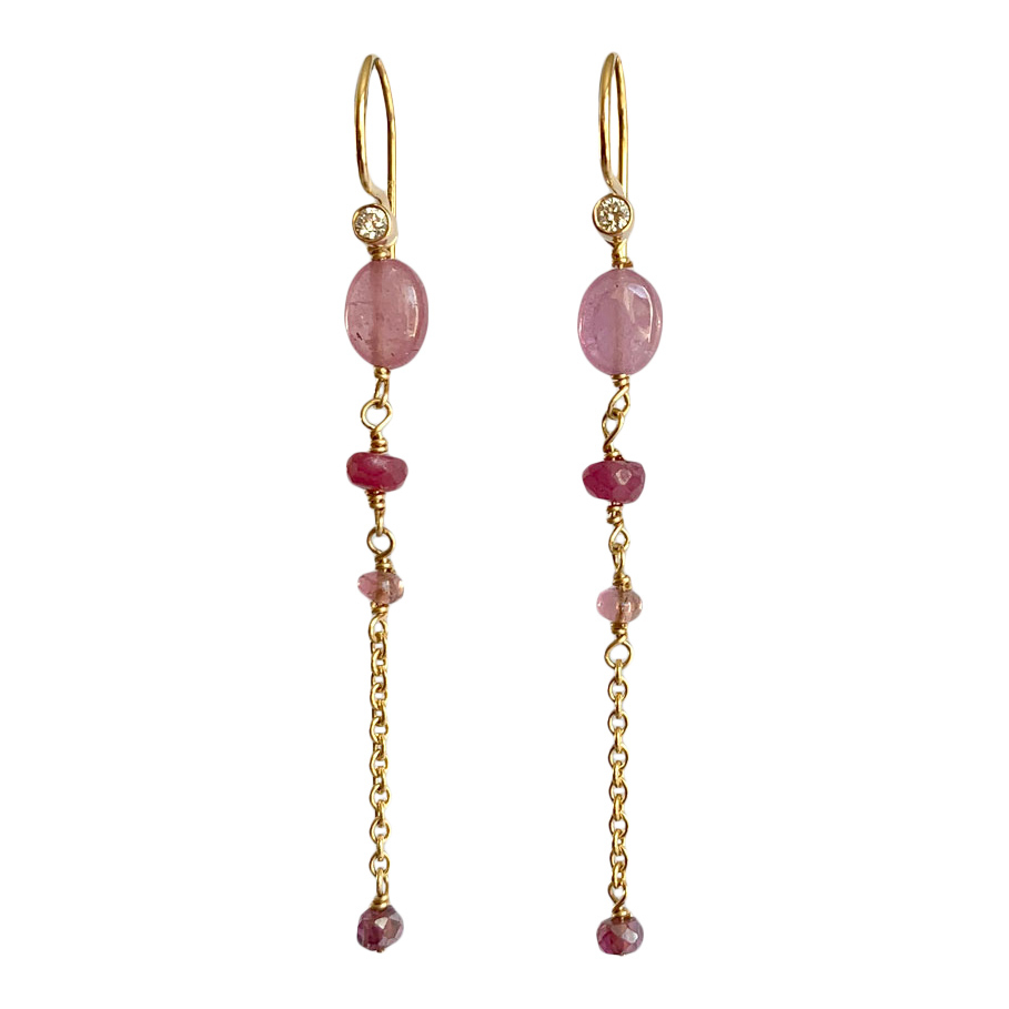Rabinovich Guldøreringe Med Safir Horizon