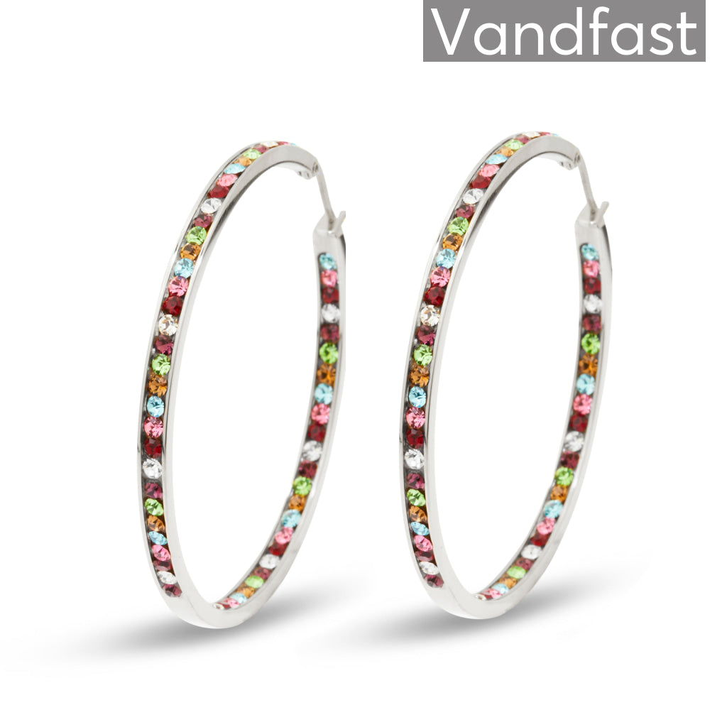 Annebrauner Creole Thin Big Multicolor øreringe