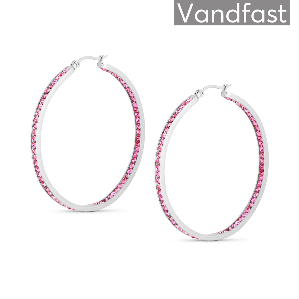 Annebrauner Creole Thin Big Rose øreringe