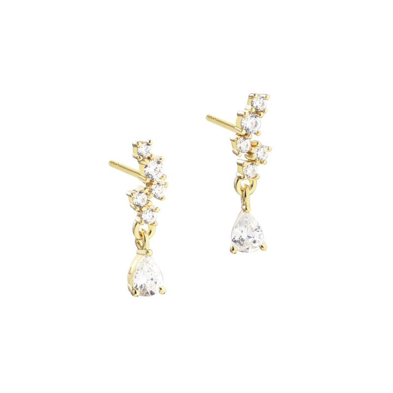 Aura Earstud   Golden