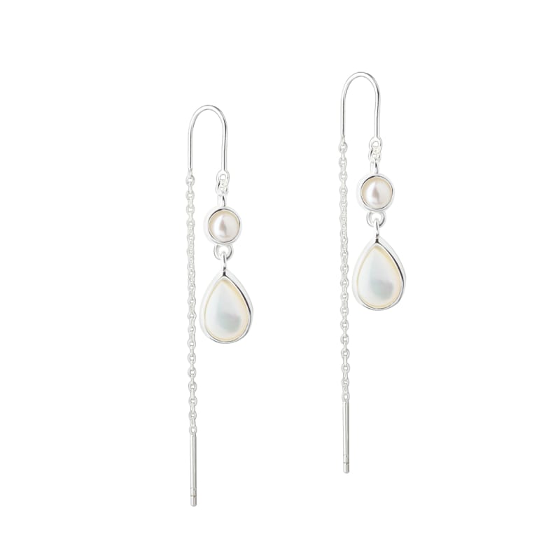 Celestia Pearl Thread    Silver