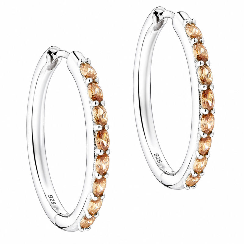 Champella Hoop 25 Mm    Silver