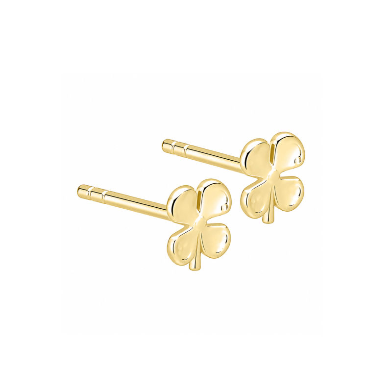 Clover Earstud   Golden