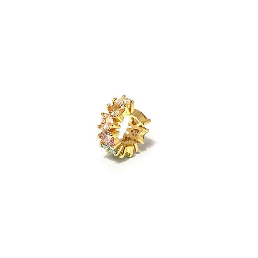 Cuff   ørering  Lovypastel Onesize Regulerbar Størrelse 18 Karat Forgyldning