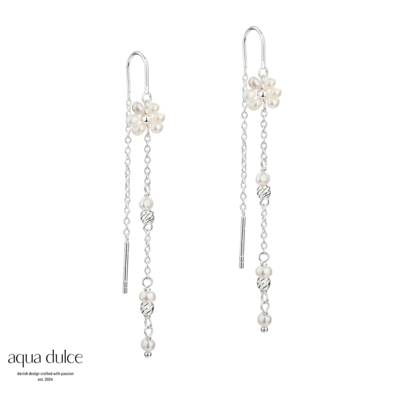 Daisy Pearl Earthread   Silver