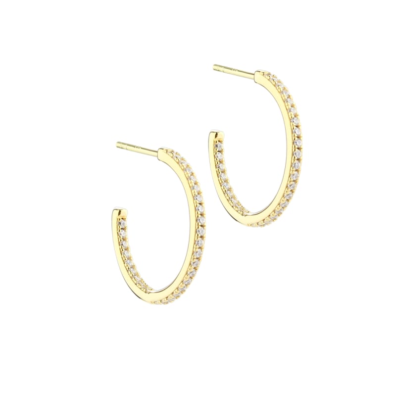 Daphne Hoop Medium   Golden