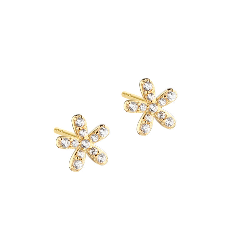 Darling Flower Earstud   Golden
