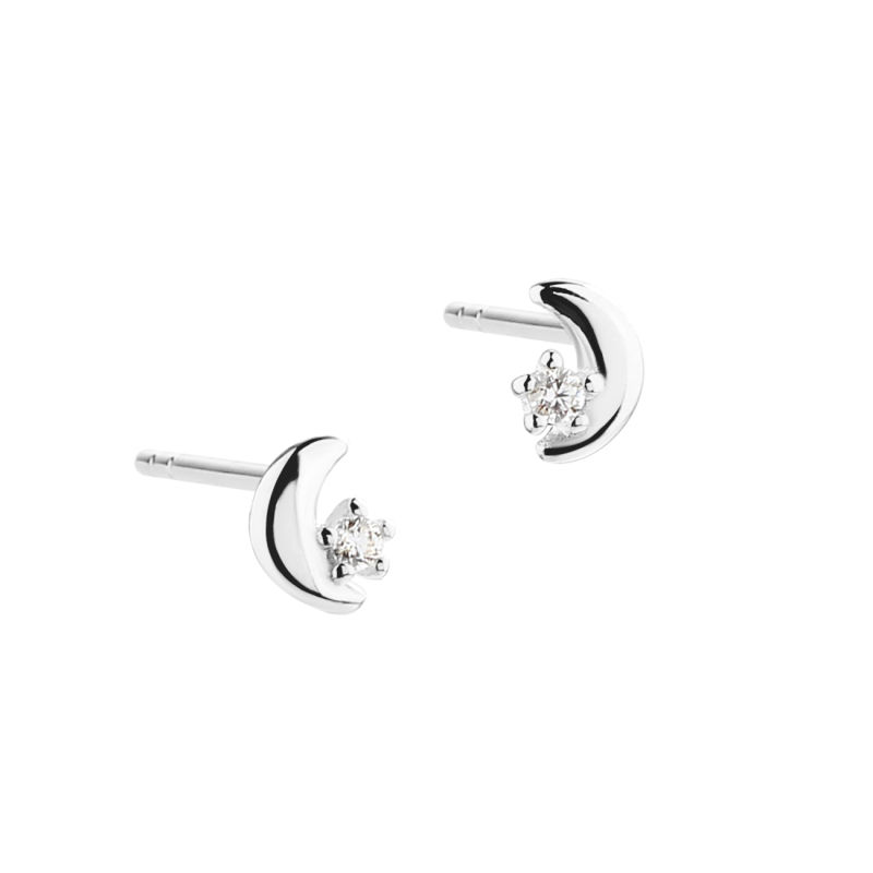 Darling Moon Earstud   Silver