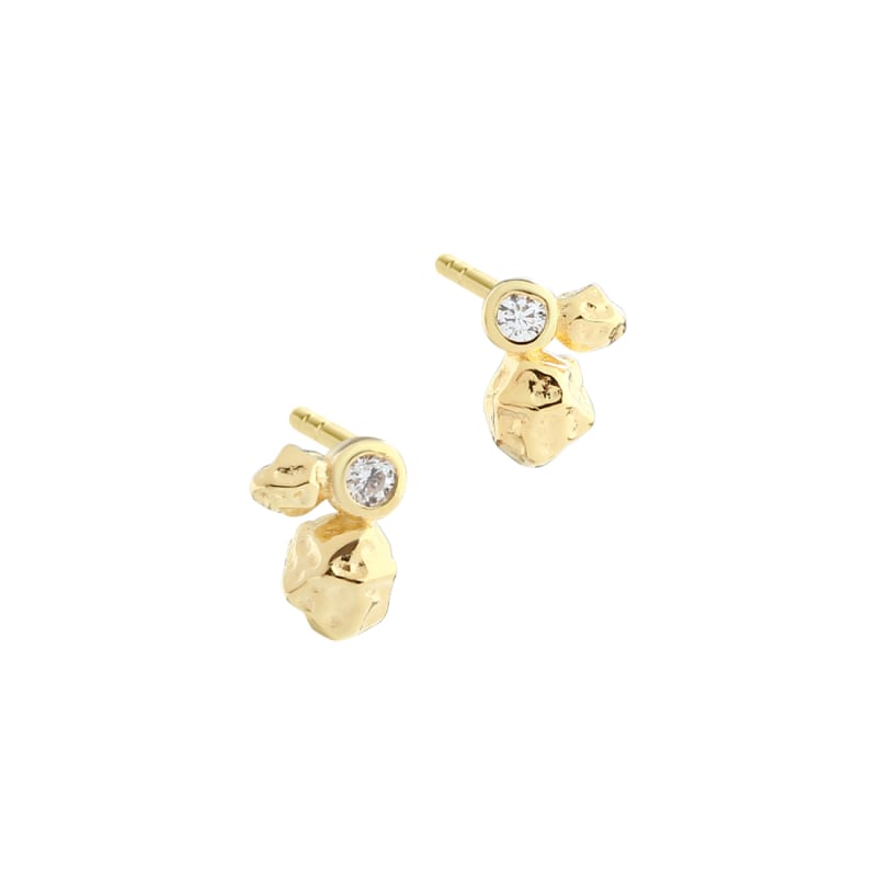 Darling Rock Earstud   Golden