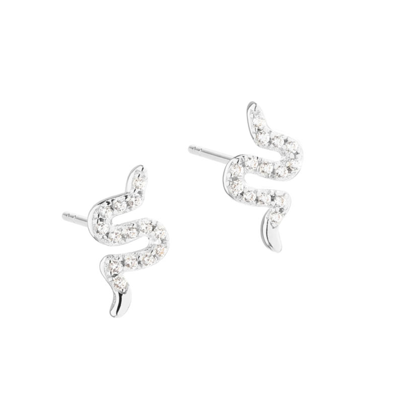 Darling Snake Earstud   Silver
