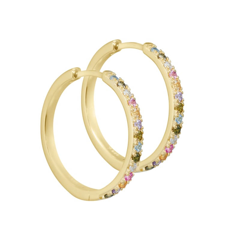 Elina Pastel Hoop   Golden