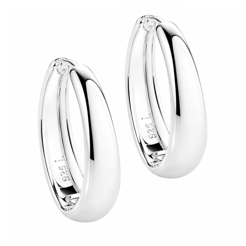 Emma Hoop 20 Mm    Silver