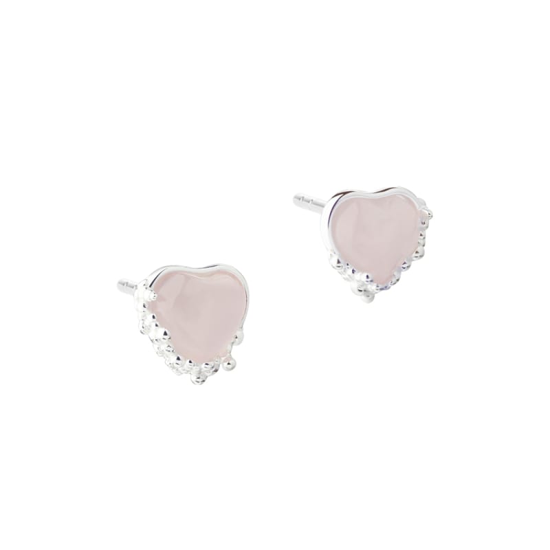 Grace Heart Earstud   Silver