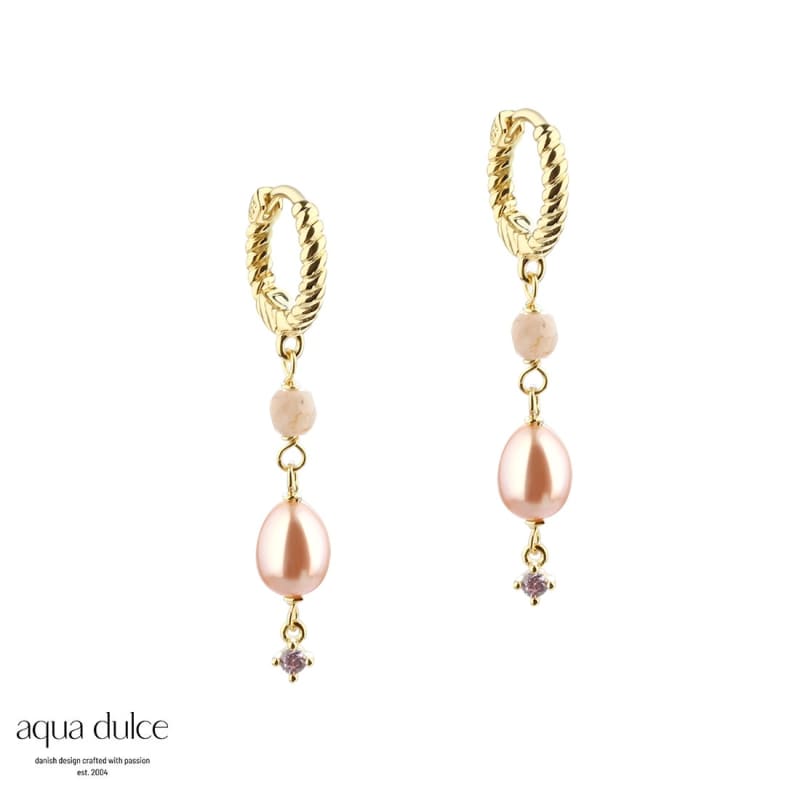 Koi Rose Hoop 12 Mm    Gold