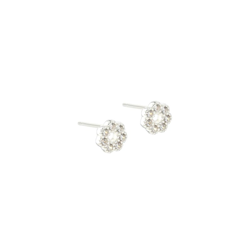 Lumi Flower Clear   Silver