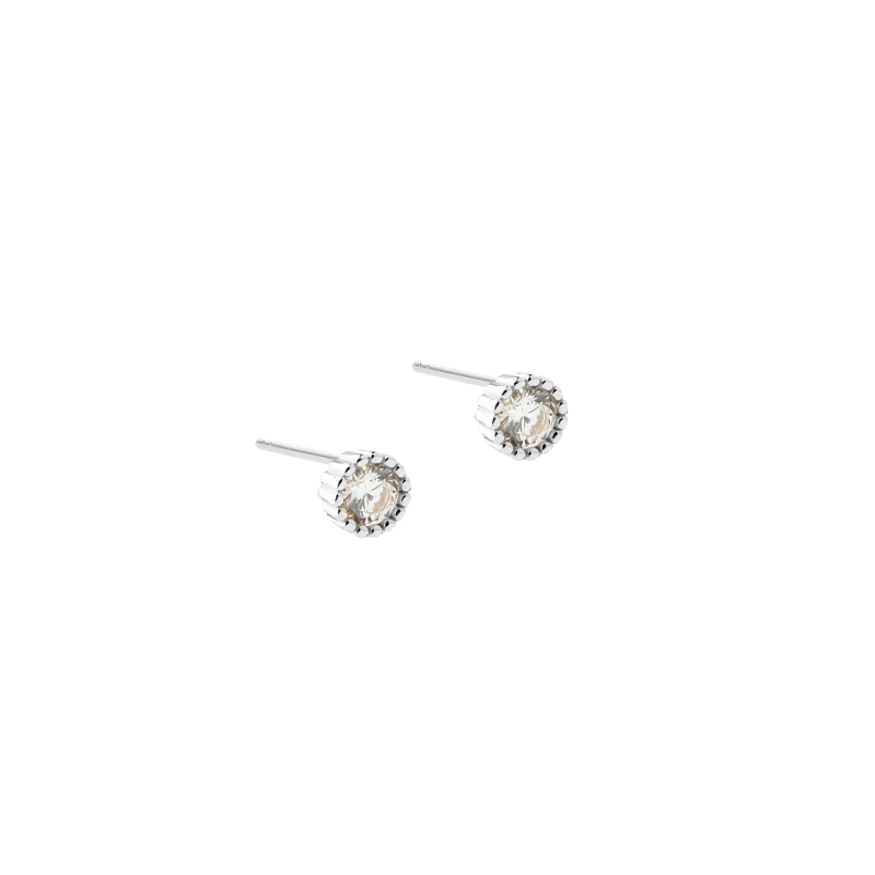 Lumi Medium Earstud   Silver