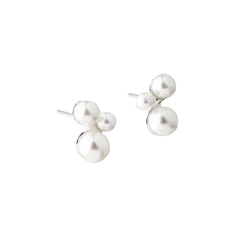 Luna Earstud   Silver