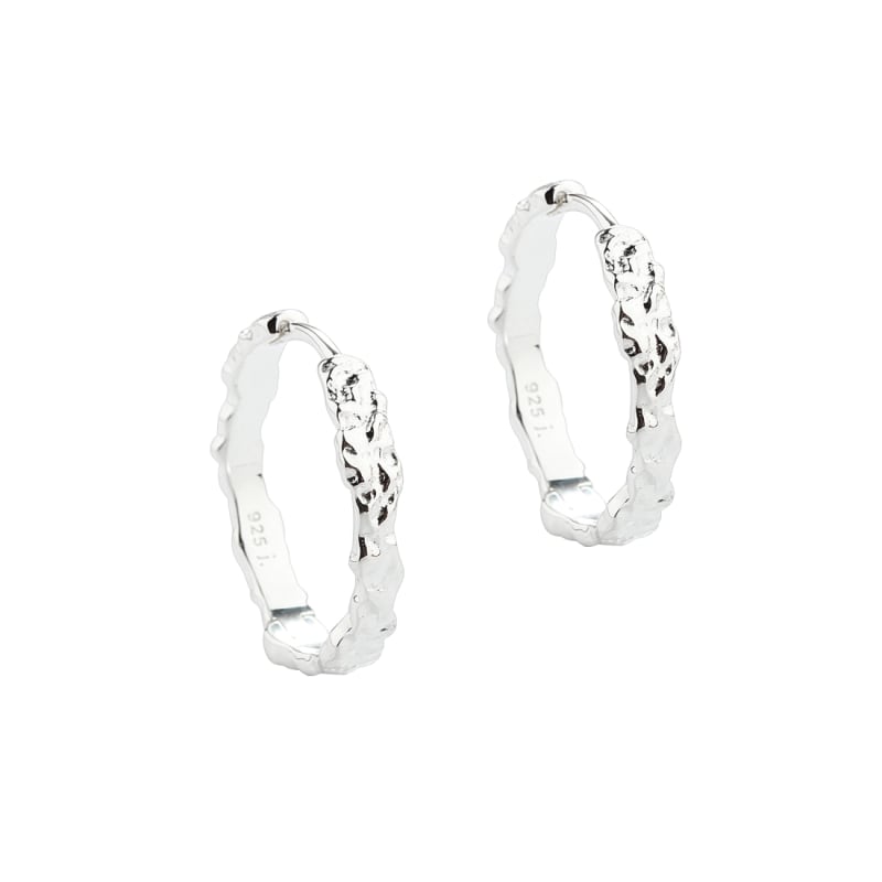 New Mila Hoop    20 Mm  Silver