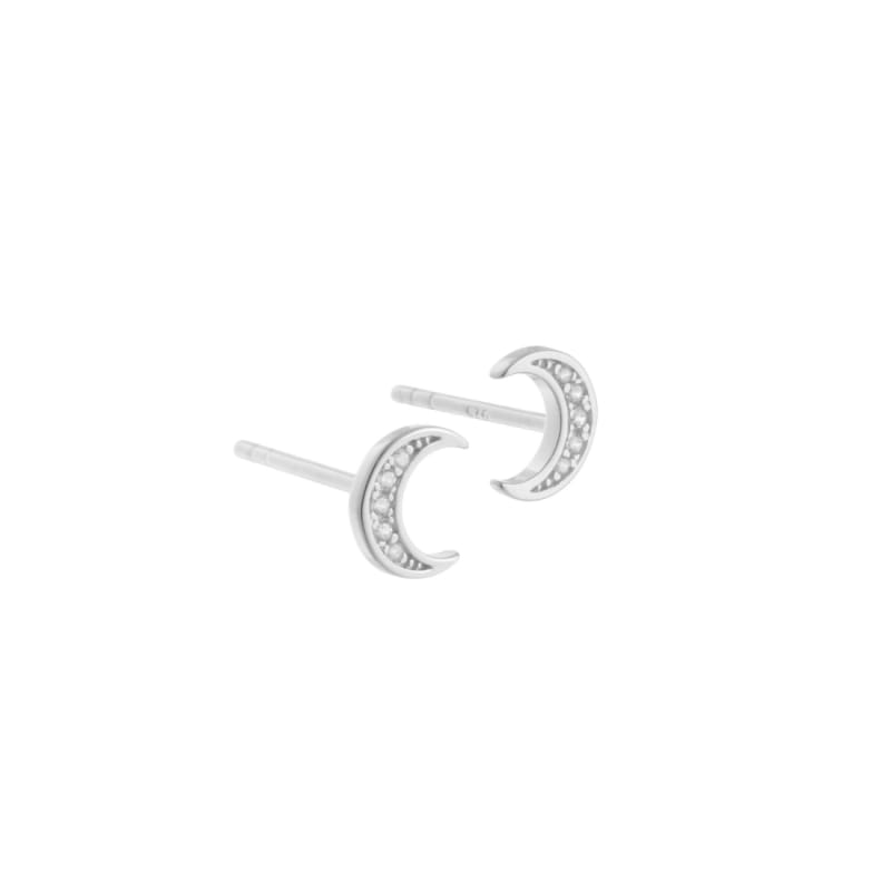 Moon Earstud   Silver