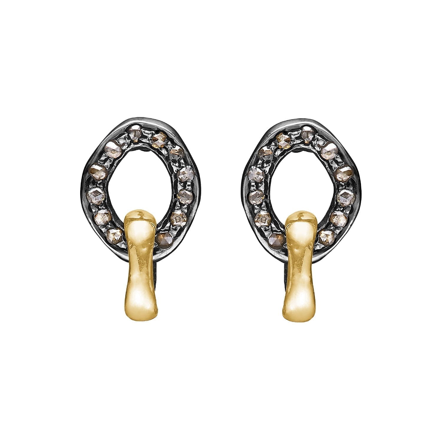 Onassis Duo Golden ørestikkere