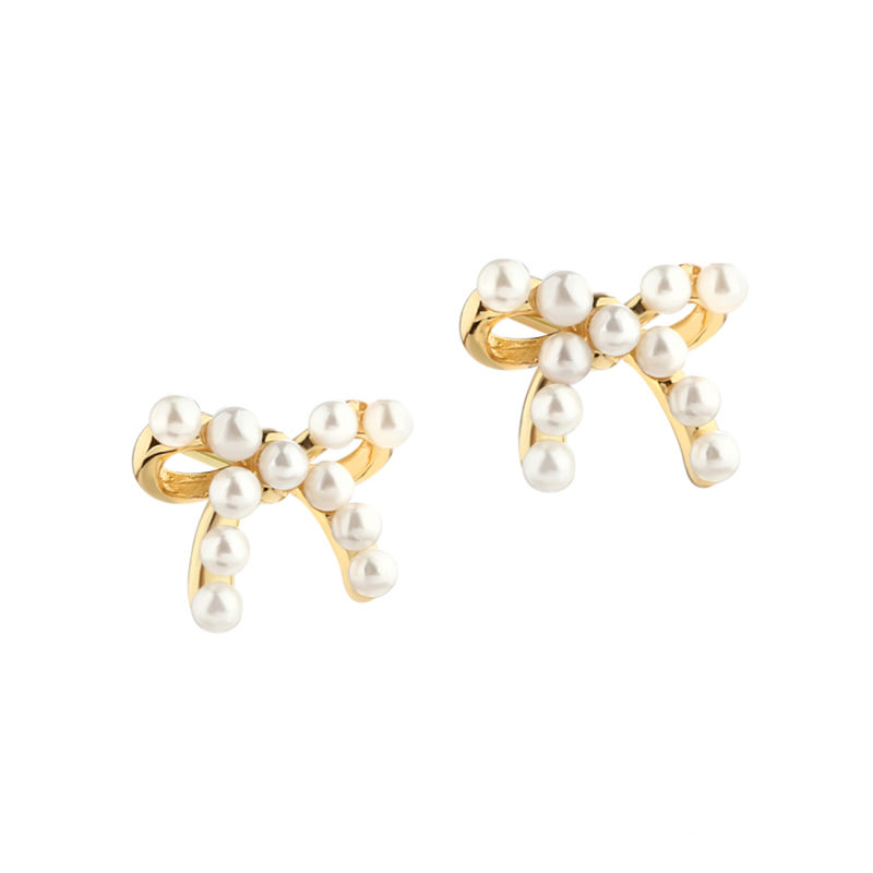 Pearly Bow   Gold