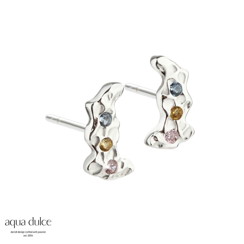 Pretty Pastel Earstud   Silver