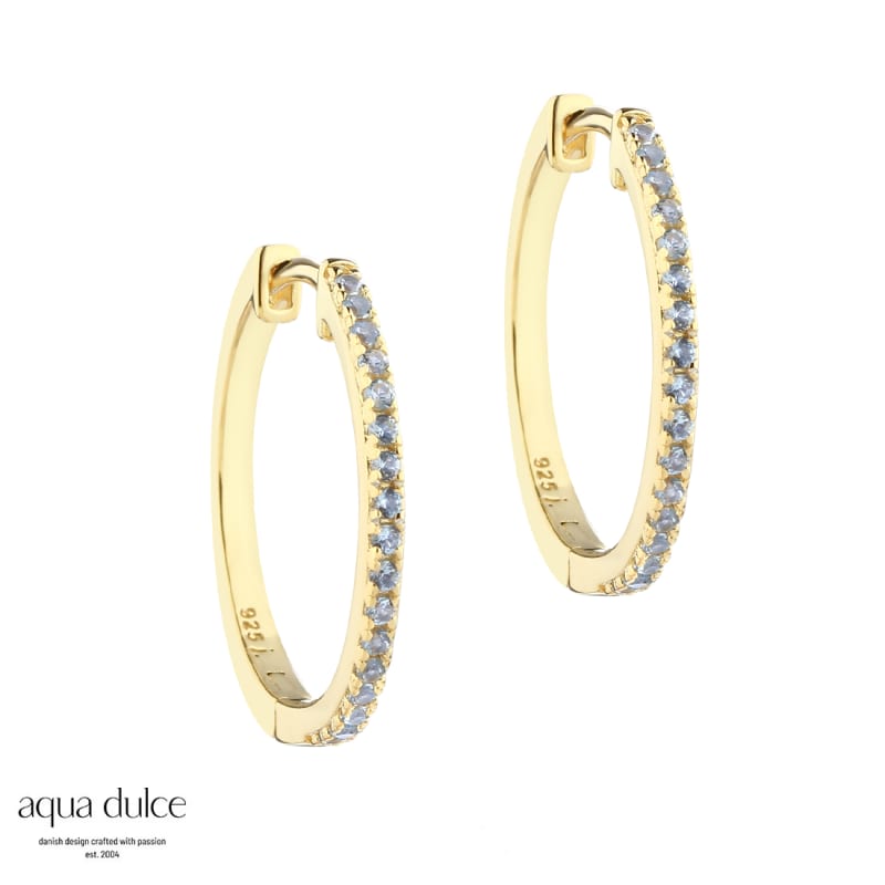 Ranva Sky Large Hoop   Golden