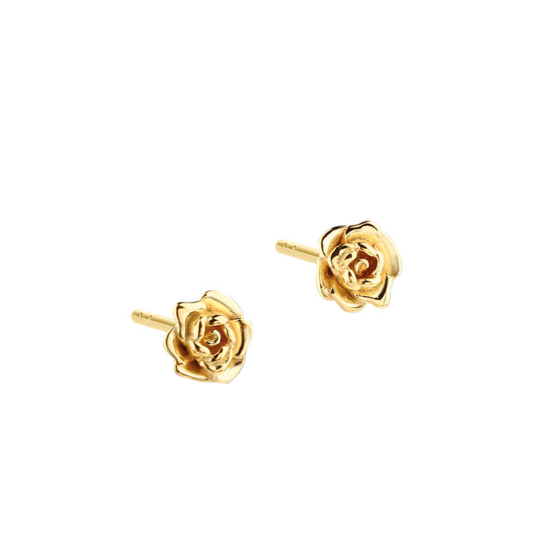 Rose Earstud   Golden