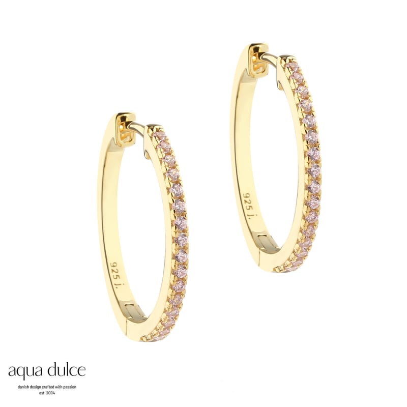 Rose Raya Large Hoop   Golden
