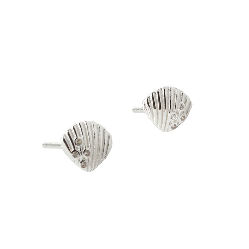 Shelly Medium Earstud   Silver