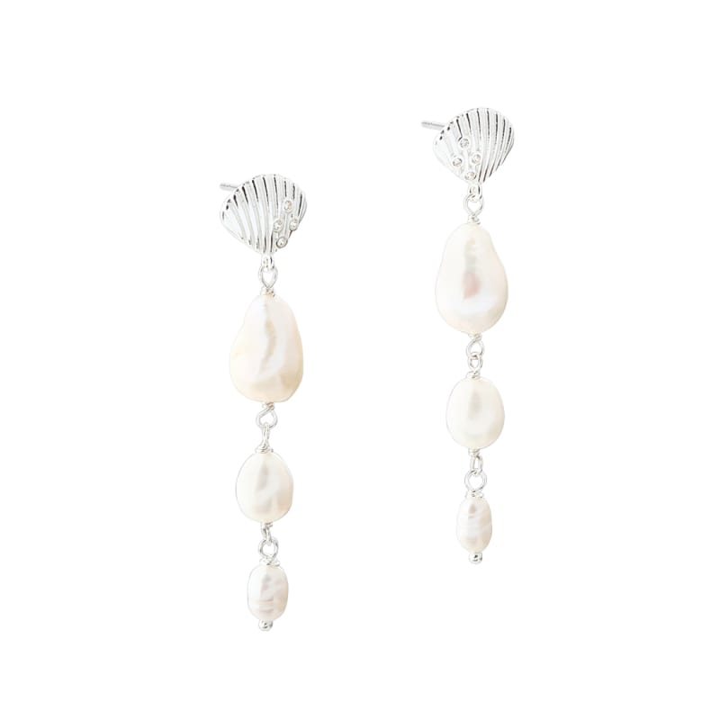 Shelly Pearl Long     Silver