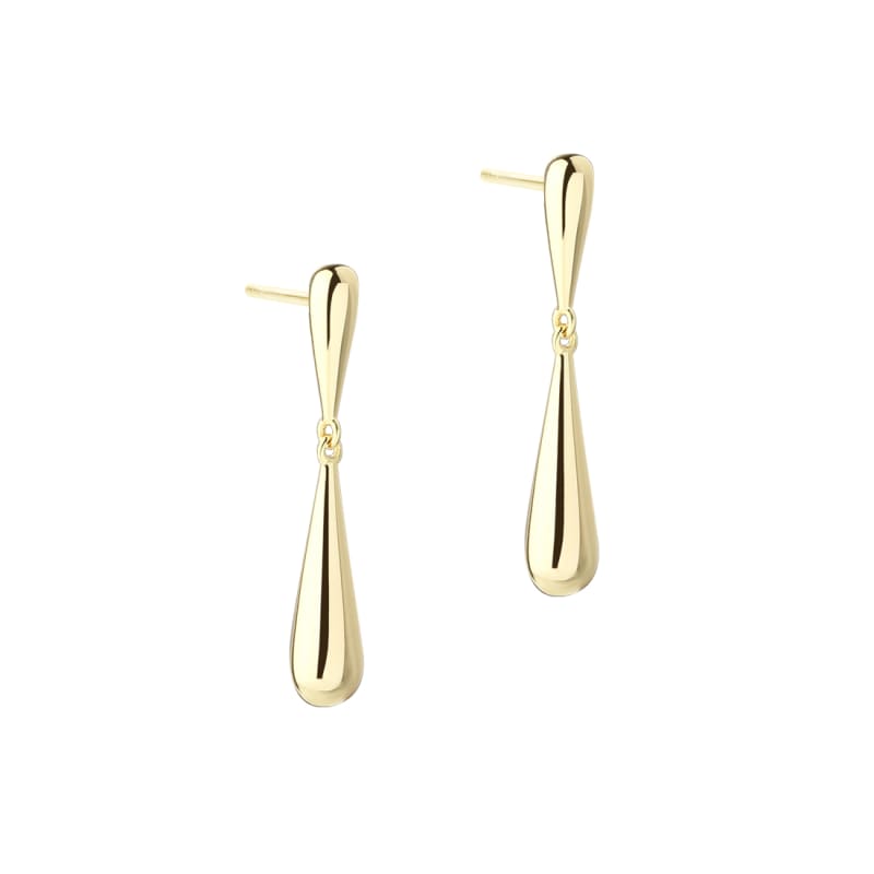 Shiny Drop Earstud   Golden