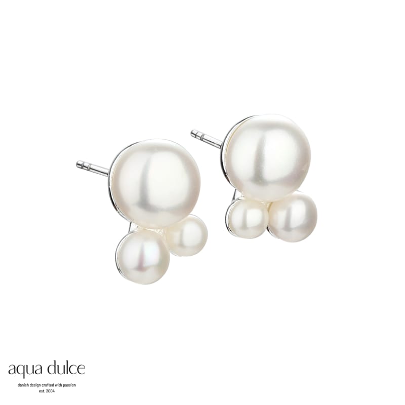 Short Bobbly Earstud   Silver