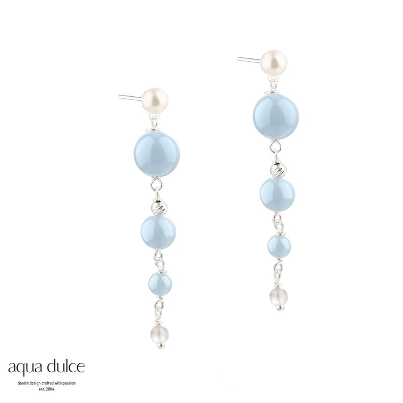 Sky Blue Ghita Earstud   Silver