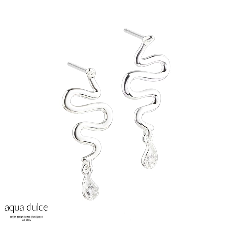 Snake Vims Earstud   Silver