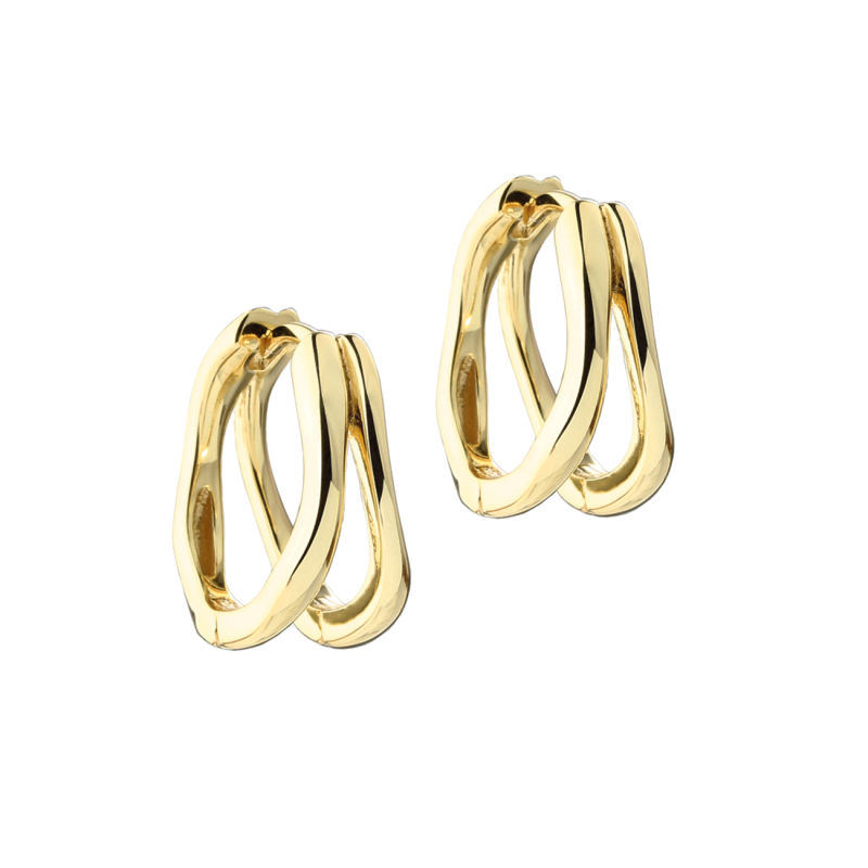 Sunella Simple Hoop 16 Mm   Golden