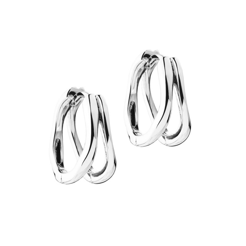 Sunella Simple Hoop 16 Mm   Silver