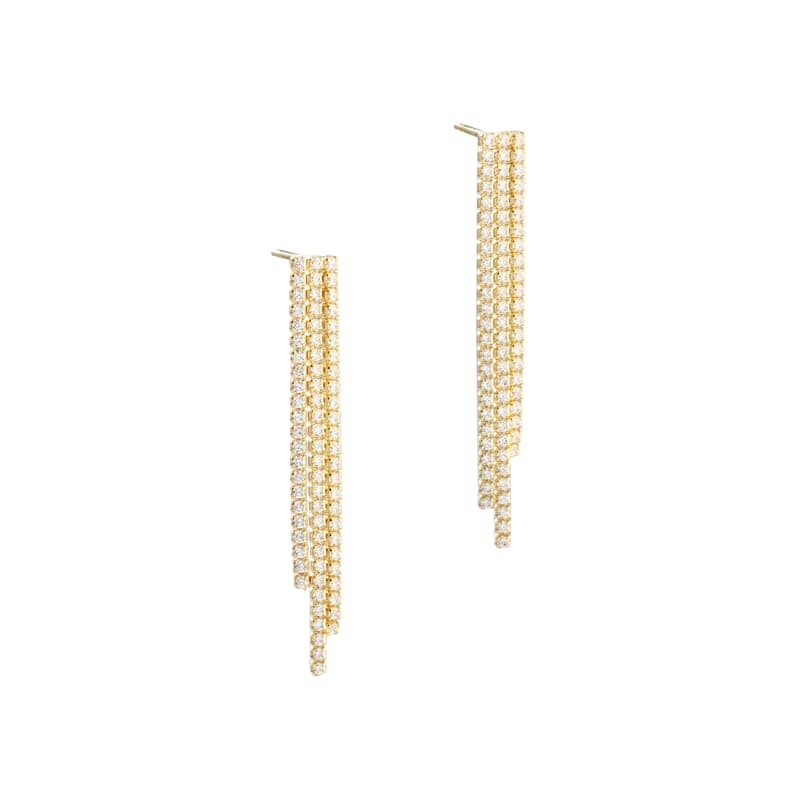 Tennis Darling Earstud     Golden
