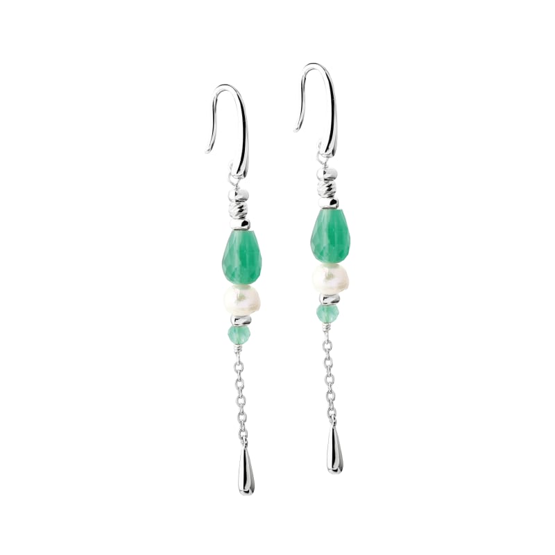 Verde Drop Earthread   Silver