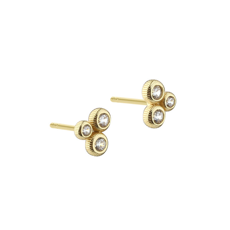 Whisper Dot Earring    Golden