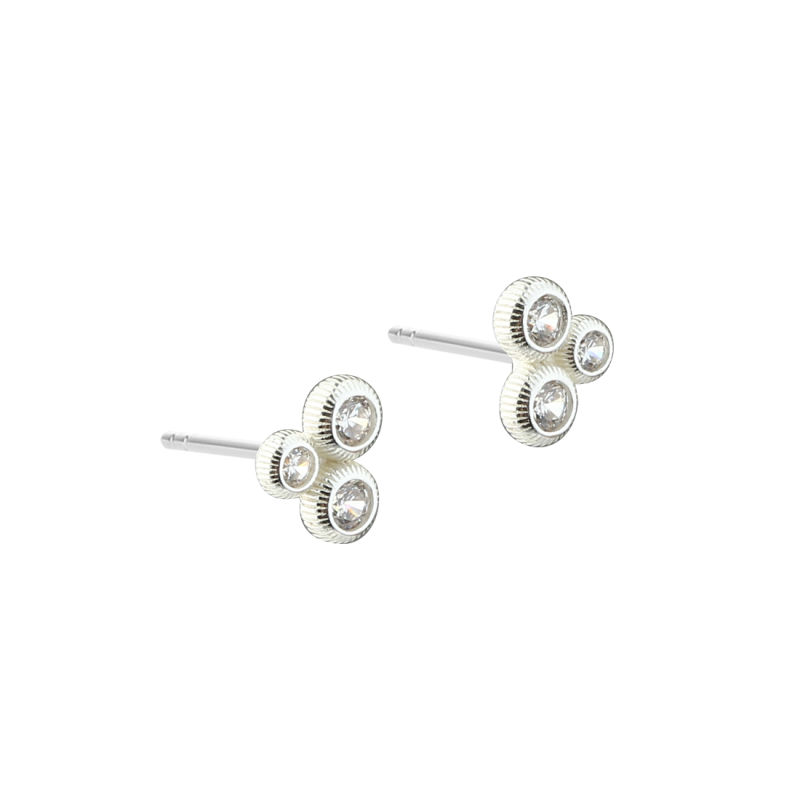 Whisper Dot Earring    Silver